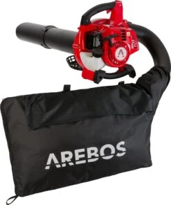 Aspirateur à Feuilles à Essence AREBOS Souffleur à Feuilles Déchiqueteuse à Feuilles 700W Inc. Sac De Collecte 45L 7500 Tr/min -Vendite Pelouse Pro 1001x1200 1