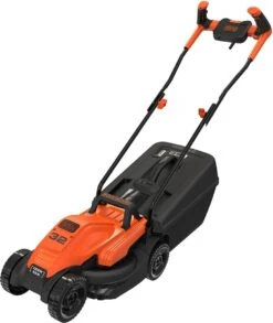 Black & Decker Black & Decker BEMW451BH-QS Tondeuse à Gazon Marcher Derrière Un Tracteur Tondeuse Secteur Noir, Orange -Vendite Pelouse Pro 1011x1200