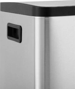 Songmics Poubelle, Poubelle De 45 Litres Avec Pédale, Récipient Extérieur En Acier Inoxydable, Avec Poubelle Intérieure Et Couvercle En Plastique, Fermeture Amortie, Anti-empreintes Digitales, Pour La Cuisine, Argent LTB007E01 -Vendite Pelouse Pro 1012x1200