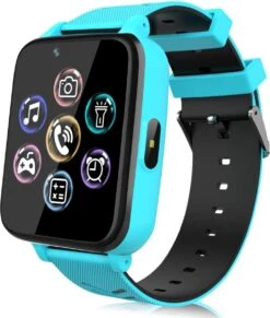 Cadeau FÊTE DES PÈRES - Cadeaux Papa - GPS Smartwatch Tracker - Étanche IP68 Pour Enfants - Smartwatch Pour Enfants Avec Fonction LBS SOS - Téléphone Mobile Écran Tactile Appel Vocal Chat Digi -Vendite Pelouse Pro 1018x1200 4