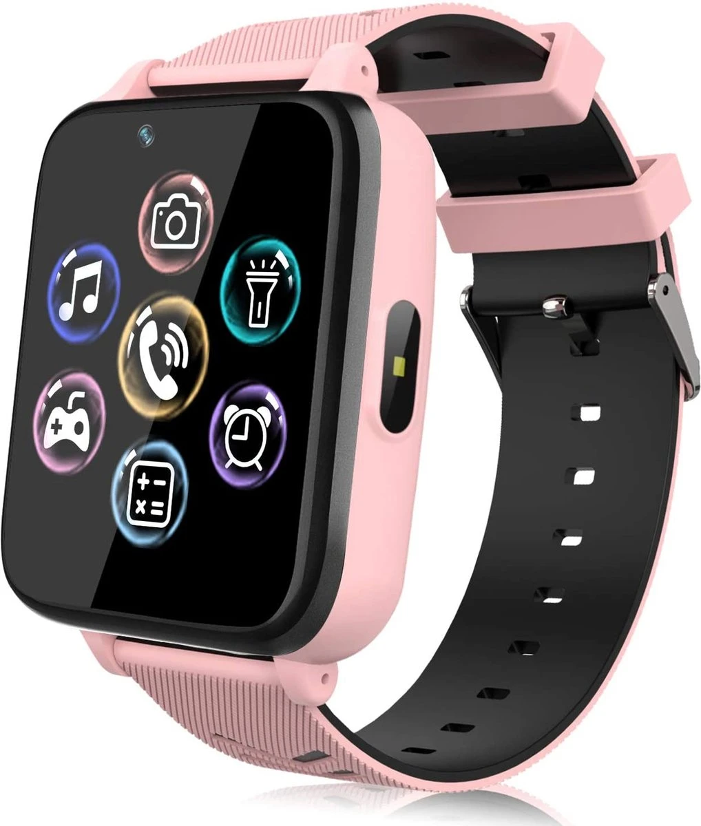 Cadeau FÊTE DES PÈRES - Cadeaux Papa - Montre GPS Enfant ROSE - Avec Appareil Photo Et Téléphone - Tracker Gps Enfants Chat Et Vélo - IP68 Étanche 2G Enfants Smart Watch Compatible Avec IOS Android, 4 Cadeau FÊTE DES PÈRES - Cadeaux Papa - Montre GPS Enfant ROSE - Avec Appareil Photo Et Téléphone - Tracker Gps Enfants Chat Et Vélo - IP68 Étanche 2G Enfants Smart Watch Compatible Avec IOS Android, – Image 4