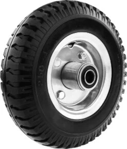 PrimeMatik - Roue De Brouette Massief 70 Kg 8x2.5" 203x64 Mm. Courroie De Rechange Pour Plate-forme De Transport Et Chariots