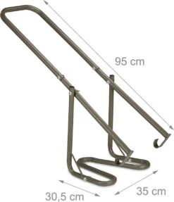 Relaxdays Presse à Déchets Pour Poubelles à Roulettes - Presses à Clic - Levier - Tamper à Déchets - Acier - Marron -Vendite Pelouse Pro 1031x1200 3