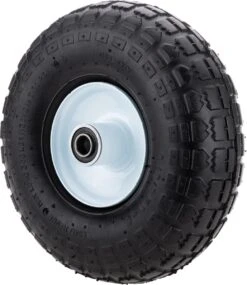 PrimeMatik - Roue De Brouette 136 Kg 10x3.5" 254x89 Mm. Courroie De Rechange Pour Plate-forme De Transport Et Chariots -Vendite Pelouse Pro 1040x1200 1