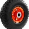 PrimeMatik - Roue De Brouette Massief 100 Kg 10x3" 254x76 Mm. Courroie De Rechange Pour Plate-forme De Transport Et Chariots
