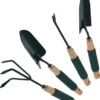 Outils De Jardin - Ensemble De 4 Pièces - Manche Fin Et Doux - Durable - Pelle à Plantes - Cultivateur à Main - Coupe-mauvaises Herbes - Truelle De Transplantation