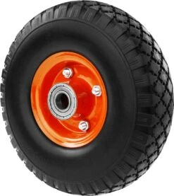 PrimeMatik - Roue De Brouette Massief 100 Kg 10x3" 254x76 Mm. Courroie De Rechange Pour Plate-forme De Transport Et Chariots -Vendite Pelouse Pro 1069x1200