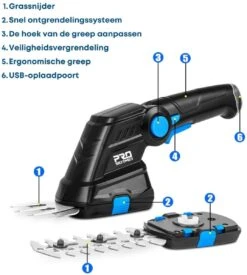 Coupe-herbe Homezie | Fonction 2 En 1 | Taille-haie | Taille-haie électrique | Tondeuse à Gazon | Outils De Jardin | Sécateurs électriques -Vendite Pelouse Pro 1076x1200