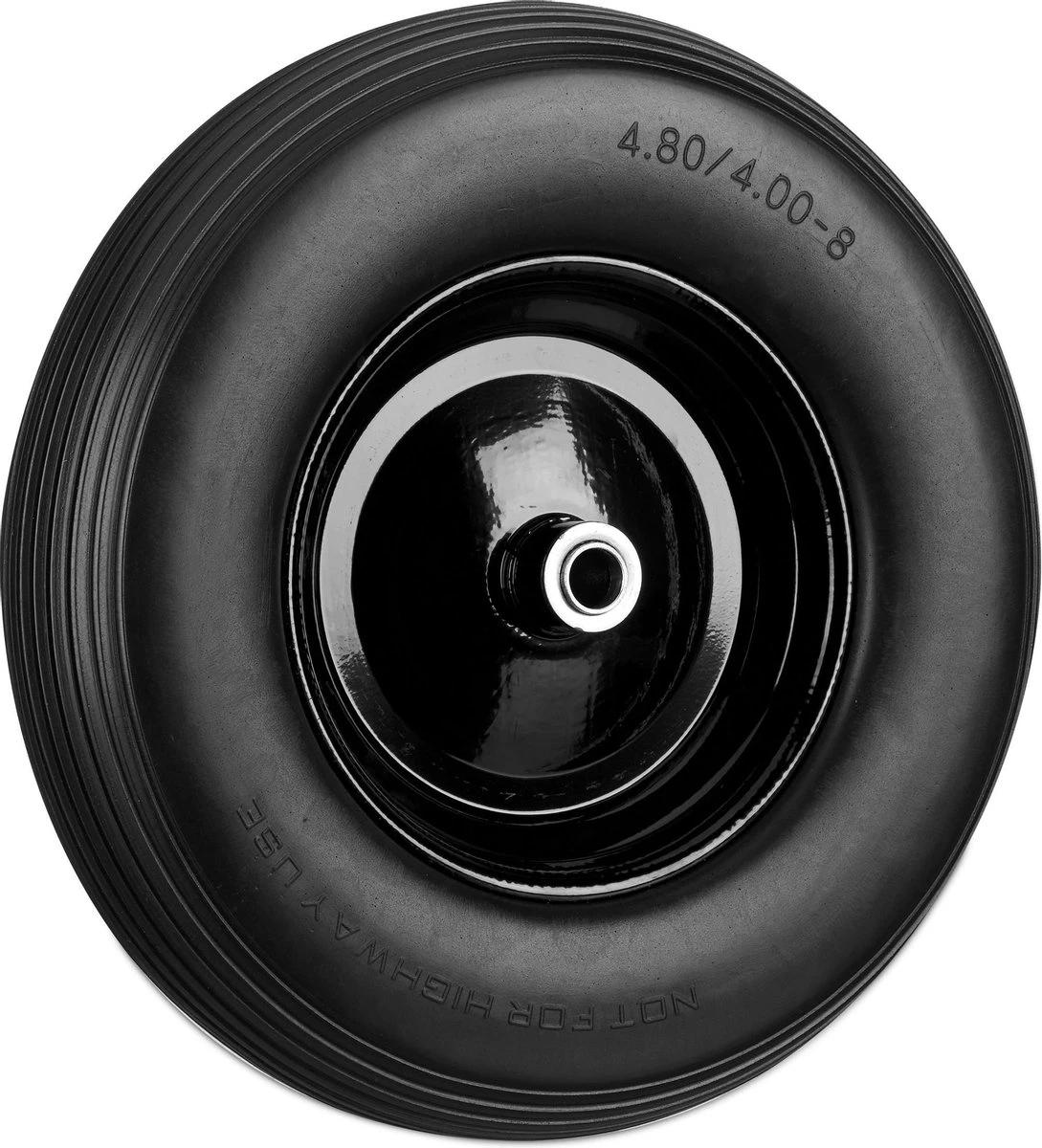 Relaxdays 1 X Roue De Brouette 4.80 4.00-8 - Roue De Secours - Roue De Diable - Pneu En Caoutchouc Noir 9 Relaxdays 1 X Roue De Brouette 4.80 4.00-8 - Roue De Secours - Roue De Diable - Pneu En Caoutchouc Noir – Image 9