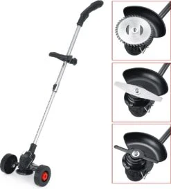 Tondeuse à Gazon Tondeuses à Gazon - Tondeuse à Gazon - Tondeuses à Gazon électriques Portables - Poignée Réglable - Tête Pivotante à 180º - Avec 2 Batteries Et 3 Types De Lames - Zwart -Vendite Pelouse Pro 1091x1200