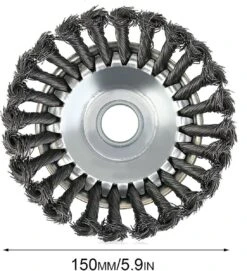 Brosse Drillpro Pour Lame De Tonte - Accessoire Pour Outil De Pelouse - Pour Enlever La Rouille Des Joints De Pavé Ou De L'allée -Vendite Pelouse Pro 1092x1200