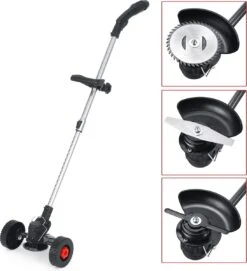 DOERSUPP Brosse à Désherbage électrique - Coupe-herbe Réglable - Set Complet De Tondeuse à Gazon - Haute Qualité - Avec Lames