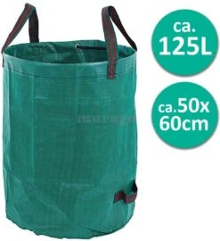 2 X Pièces - Sac à Déchets De Jardin - Sac à Déchets Verts - Sac De Jardin Robuste - Pro Garden - 50 X 60 Cm - 125 Litres -Vendite Pelouse Pro 1096x1200 1