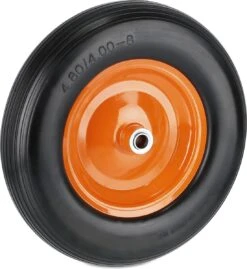 Roue De Brouette Relaxdays 4.80/4.00-8 - Pneu De Secours Anti-crevaison En Caoutchouc - Jante En Acier - Bleu -Vendite Pelouse Pro 1101x1200 4