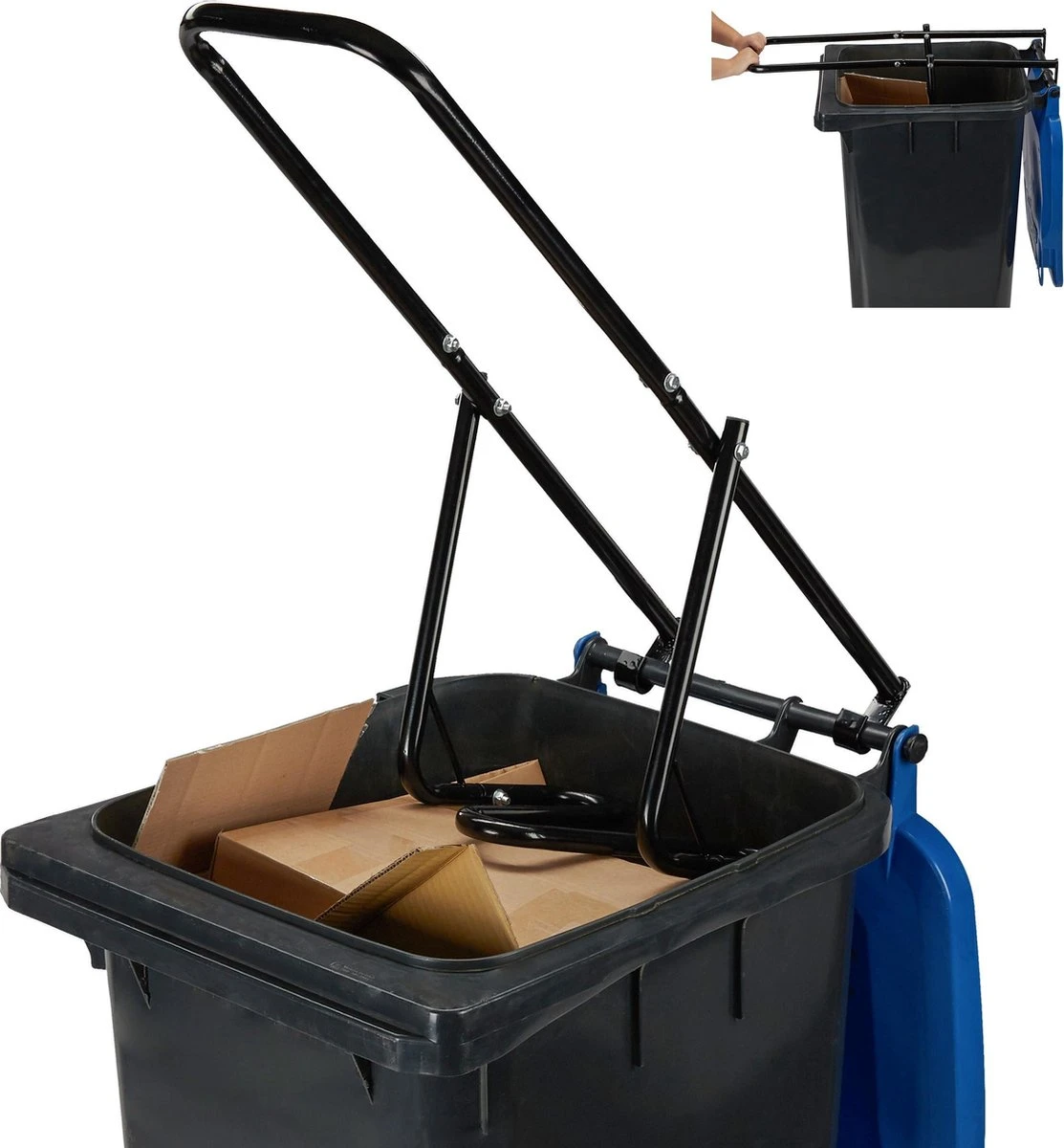 Presse à Cliquet Relaxdays - Bourreuse De Déchets - Tamponneuse à Cliquet - Manuelle - Acier - Presse à Conteneurs 10 Presse à Cliquet Relaxdays - Bourreuse De Déchets - Tamponneuse à Cliquet - Manuelle - Acier - Presse à Conteneurs – Image 10