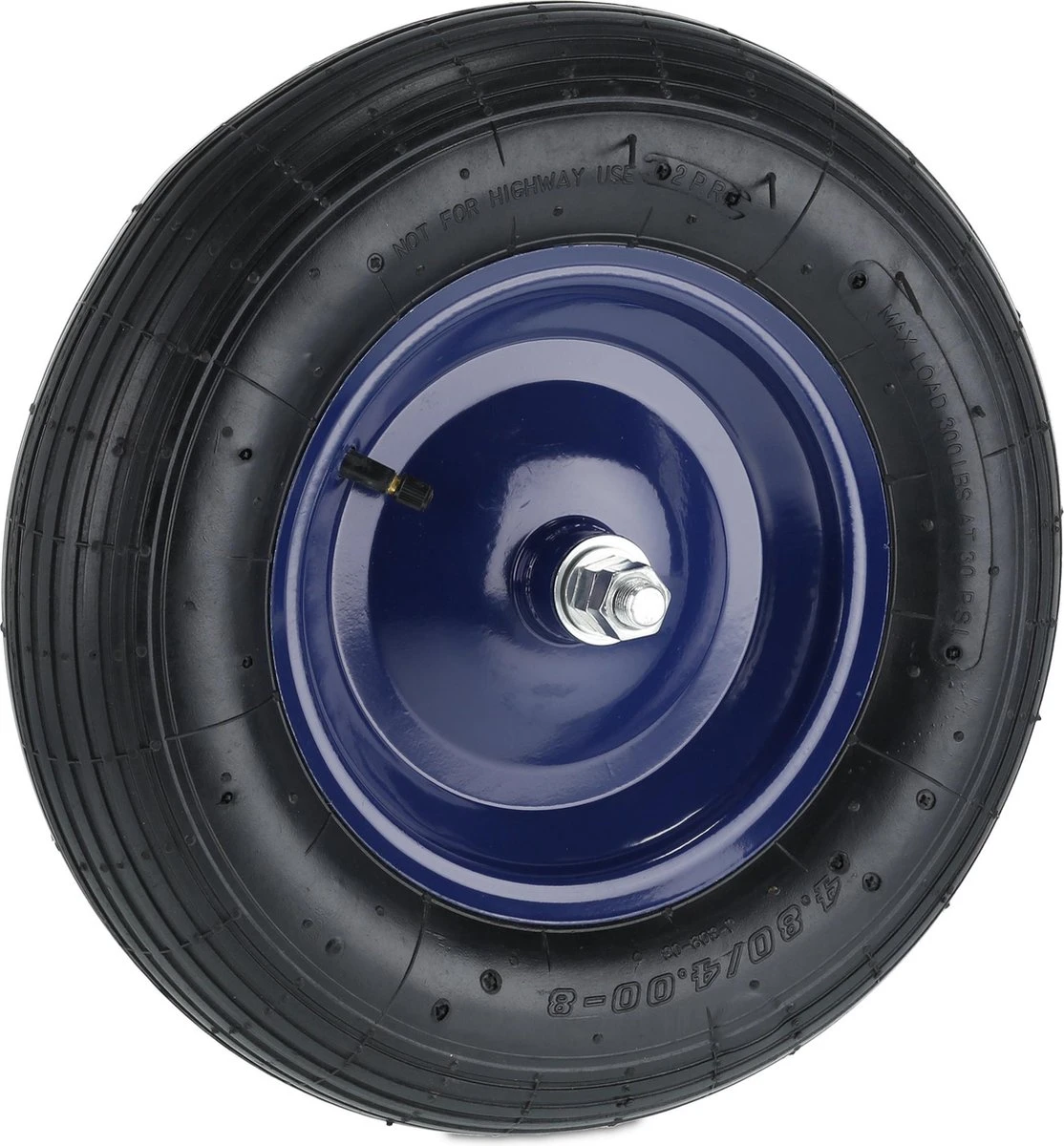Roue De Brouette Relaxdays 4.80 4.00-8 - Pneu De Brouette Avec Essieu - Jante En Acier Bleu Pneumatique 1 Roue De Brouette Relaxdays 4.80 4.00-8 - Pneu De Brouette Avec Essieu - Jante En Acier Bleu Pneumatique