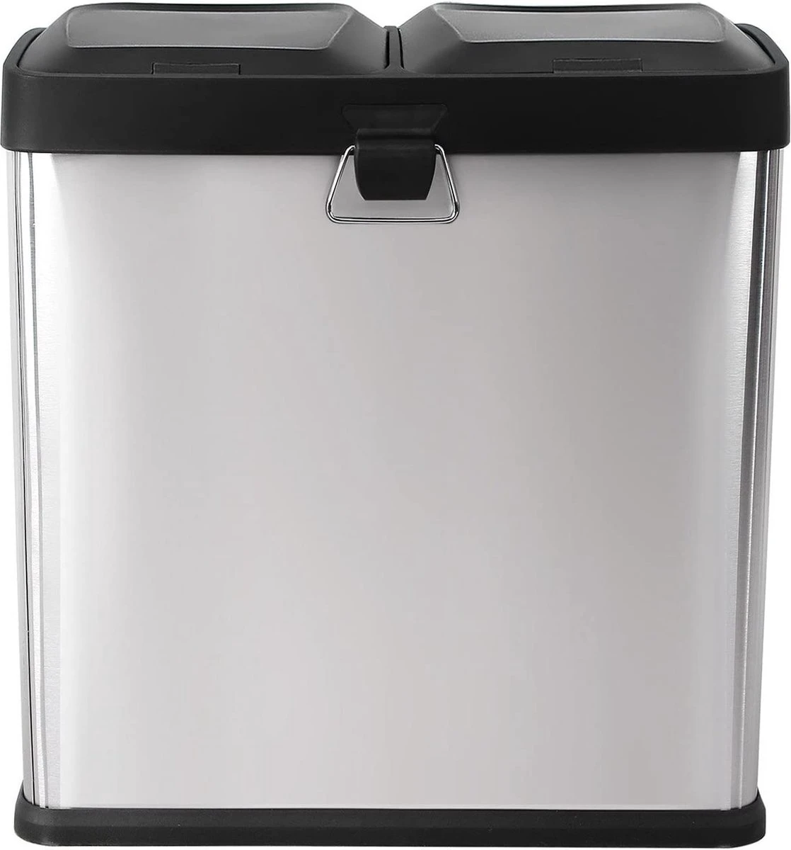 ZAZA Home & Office Poubelle 30 Litres, Tri Des Déchets, 2 X 15 Litres, Poubelle, Poubelle à Pédale Avec Poubelles Intérieures, Pédales Colorées, Système De Séparation Des Déchets Pour La Cuisine, Argent-noir 13 ZAZA Home & Office Poubelle 30 Litres, Tri Des Déchets, 2 X 15 Litres, Poubelle, Poubelle à Pédale Avec Poubelles Intérieures, Pédales Colorées, Système De Séparation Des Déchets Pour La Cuisine, Argent-noir – Image 13