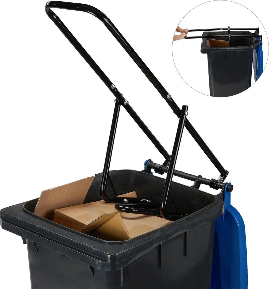 Presse à Cliquet Relaxdays - Bourreuse De Déchets - Tamponneuse à Cliquet - Manuelle - Acier - Presse à Conteneurs 1 Presse à Cliquet Relaxdays - Bourreuse De Déchets - Tamponneuse à Cliquet - Manuelle - Acier - Presse à Conteneurs