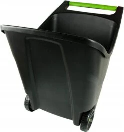 Prosperplast Chariot à Déchets 85 Litres Anthracite - Chariot De Jardin - Brouette - Chariot De Jardin - Chariot à Déchets De Jardin - Chariot De Jardin - Poubelle De Jardin - Chariot à Déchets - Chariot à Litière