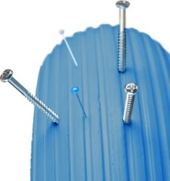 Relaxdays 4x Roue De Brouette 4.80 4.00-8 - Roue De Secours - Pneu En Caoutchouc - Roue De Diable - Bleu -Vendite Pelouse Pro 1129x1200 2