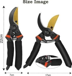 Sécateur Bypass, Cisailles De Jardin Bypass, Sécateur Avec Cliquet, Cisailles à Arbre Avec Bypass Pour Branches Et Brindilles Jusqu'à 20mm De Diamètre, Manche Robuste En Aluminium, Lame En Acier Japonais SK5 - Rouge -Vendite Pelouse Pro 1131x1200