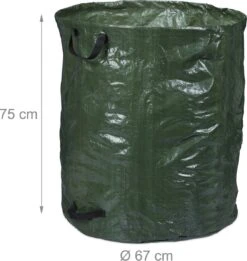 Lot De 4 Sacs Poubelles De Jardin Relaxdays - Grand Sac De Jardin 260 L - Sac Poubelle Vert Robuste Pliable -Vendite Pelouse Pro 1136x1200 1