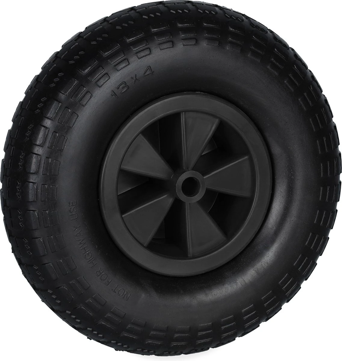 Roue De Brouette Relaxdays 4.00-6 - Caoutchouc - Noir - Pneu De Brouette Anti-crevaison - Roue De Secours 1 Roue De Brouette Relaxdays 4.00-6 - Caoutchouc - Noir - Pneu De Brouette Anti-crevaison - Roue De Secours