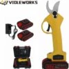 VIOLEWORKS® Sécateur Électrique - Sécateur Électrique - Pour Batterie Makita - 2x Batterie - Électrique - Sur Batterie - 9000 MAh - 88V