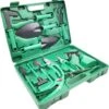 Ensemble D'outils De Jardin Multifonctions 12 Pièces - Avec étui - Pour Tous Les Amoureux Du Jardin - Vert Foncé