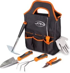 Ensemble D'outils De Jardin En Acier Inoxydable, Ensemble D'outils De Jardin De 7 Pièces, Outils De Jardin Extérieurs, Outils De Jardin Avec Désherbeur