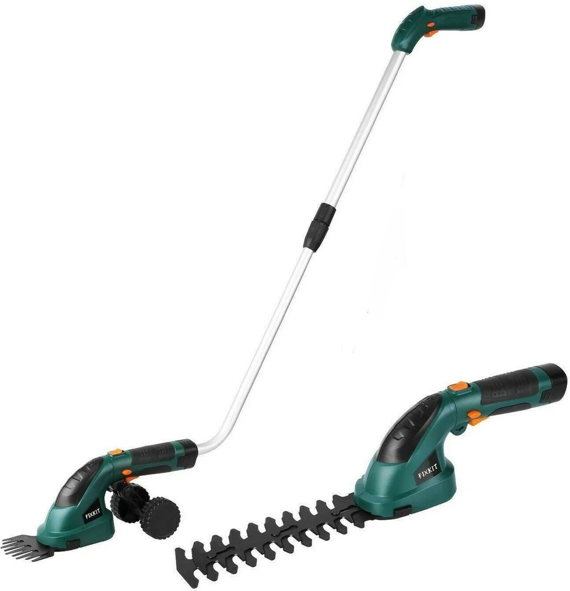 Taille-haie électrique Happyment - Avec Batterie - 3en1 - Coupe-branches - Sans Fil - Télescopique - Acier 1 Taille-haie électrique Happyment - Avec Batterie - 3en1 - Coupe-branches - Sans Fil - Télescopique - Acier