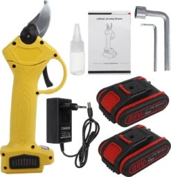 GX Accu Pruning Shears - Sécateurs électriques - Cisailles électriques - Cisailles électriques - Diamètre De Coupe 30 Mm - Jaune -Vendite Pelouse Pro 1162x1200