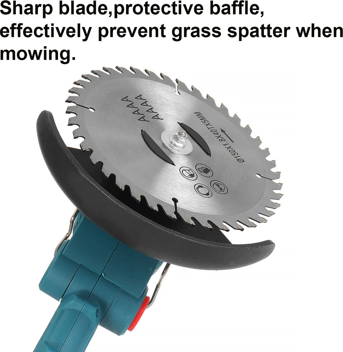 Tondeuse à Gazon Coupe-herbe- Tondeuse à Gazon électrique Sans Fil Rechargeable - Tondeuse à Gazon Rotative - Tondeuse à Gazon - Poignée Réglable - Avec 2 Piles - Pour La Coupe De Pelouse De Jardin - Blauw 5 Tondeuse à Gazon Coupe-herbe- Tondeuse à Gazon électrique Sans Fil Rechargeable - Tondeuse à Gazon Rotative - Tondeuse à Gazon - Poignée Réglable - Avec 2 Piles - Pour La Coupe De Pelouse De Jardin - Blauw – Image 5