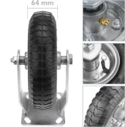 PrimeMatik - Roue De Brouette Fixe Pack De 2 90 Kg 8x2.5" 203x64 Mm. Courroie De Rechange Pour Plate-forme De Transport Et Chariots 9 PrimeMatik - Roue De Brouette Fixe Pack De 2 90 Kg 8x2.5" 203x64 Mm. Courroie De Rechange Pour Plate-forme De Transport Et Chariots -Vendite Pelouse Pro 1180x1200 3