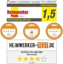 Souffleur De Feuilles à Essence Professionnel FUXTEC 3 En 1 - Fonction De Soufflage - Fonction D'aspiration - Fonction De Broyage - Sac De Collecte - FX-LBS126P -Vendite Pelouse Pro 1184x1200 11