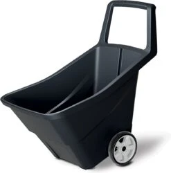 Prosperplast Chariot à Déchets 95 Litres Anthracite - Chariot De Jardin - Brouette - Chariot De Jardin - Chariot à Déchets De Jardin - Chariot De Jardin - Poubelle De Jardin - Chariot à Déchets - Chariot à Litière