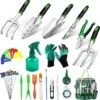 Ensemble D'outils De Jardin 38 Pièces D'outils De Jardin De Haute Qualité, équipés De Gants De Jardin, Ciseaux De Jardin, Sac De Jardin, Pulvérisateur De Jardin, Pelle De Jardin, Bonsaï