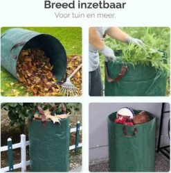 Sacs De Jardinage Sac à Déchets De Jardin - Set De 2 Sacs à Déchets De Jardin Pliables - Sac De Jardin - Poubelle De Jardin - 2x 280 Litres - Vert 13 Sacs De Jardinage Sac à Déchets De Jardin - Set De 2 Sacs à Déchets De Jardin Pliables - Sac De Jardin - Poubelle De Jardin - 2x 280 Litres - Vert -Vendite Pelouse Pro 1189x1200 6