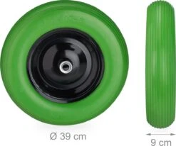 Roue De Brouette Relaxdays 4.80 4.00-8 - Roue De Secours - Jante En Acier - Pneu En Caoutchouc - Brouette -Vendite Pelouse Pro 1200x1003 1