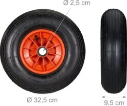 Relaxdays Wheelbarrow Wheel 4.00-6 - Roue De Secours Brouette - Pneu Pneumatique - Borne D'éclairage Noir-rouge 26 Relaxdays Wheelbarrow Wheel 4.00-6 - Roue De Secours Brouette - Pneu Pneumatique - Borne D'éclairage Noir-rouge -Vendite Pelouse Pro 1200x1008 3