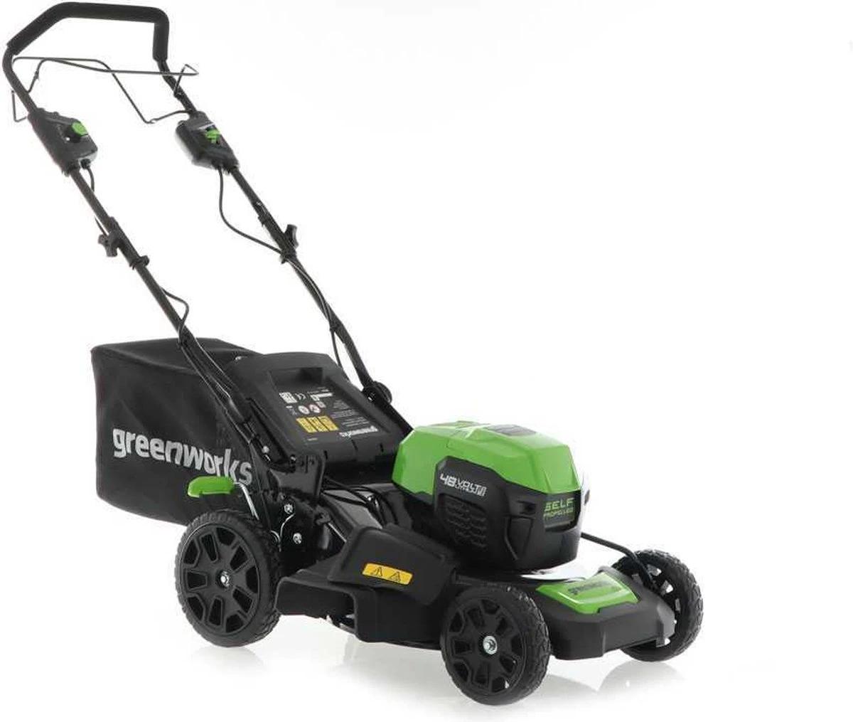 Tondeuse électrique Sans Fil Greenworks GD48LM46SP 48V - Largeur De Coupe 46 Cm - Batterie 4Ah 3 Tondeuse électrique Sans Fil Greenworks GD48LM46SP 48V - Largeur De Coupe 46 Cm - Batterie 4Ah – Image 3