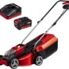 Einhell GE-CM 18/30 Li (1x3,0Ah) Tondeuse à Gazon Poussée Batterie Noir, Rouge