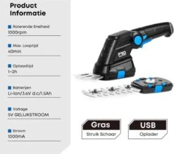 Coupe-herbe Homezie | Fonction 2 En 1 | Taille-haie | Taille-haie électrique | Tondeuse à Gazon | Outils De Jardin | Sécateurs électriques -Vendite Pelouse Pro 1200x1063