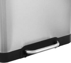 Songmics Poubelle, Poubelle De 45 Litres Avec Pédale, Récipient Extérieur En Acier Inoxydable, Avec Poubelle Intérieure Et Couvercle En Plastique, Fermeture Amortie, Anti-empreintes Digitales, Pour La Cuisine, Argent LTB007E01 -Vendite Pelouse Pro 1200x1070 3