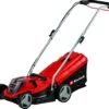 Einhell GE-CM 18/33 Li (1x4,0Ah) Marcher Derrière Un Tracteur Tondeuse Batterie Noir, Rouge
