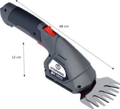 Cisailles à Gazon Et Arbustes à Batterie STERWINS - Tondeuse à Gazon à Batterie - 8 V - Batterie Incluse - Batterie Au Lithium - 2 Lames -Vendite Pelouse Pro 1200x1089