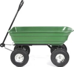 Kinzo De Jardin Kinzo Garden - 75 L - Fonction De Basculement - Max 200 Kg - Pneumatiques - Poignée Avec Poignée