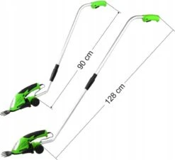 John Gardener Cisailles à Arbustes électriques / Cisailles à Gazon - Taille-haies - Batterie Au Lithium - AVEC 2 Lames, Chargeur Et Bâton - Largeur De Coupe 6 Cm - 7,2 V 15 John Gardener Cisailles à Arbustes électriques / Cisailles à Gazon - Taille-haies - Batterie Au Lithium - AVEC 2 Lames, Chargeur Et Bâton - Largeur De Coupe 6 Cm - 7,2 V -Vendite Pelouse Pro 1200x1099