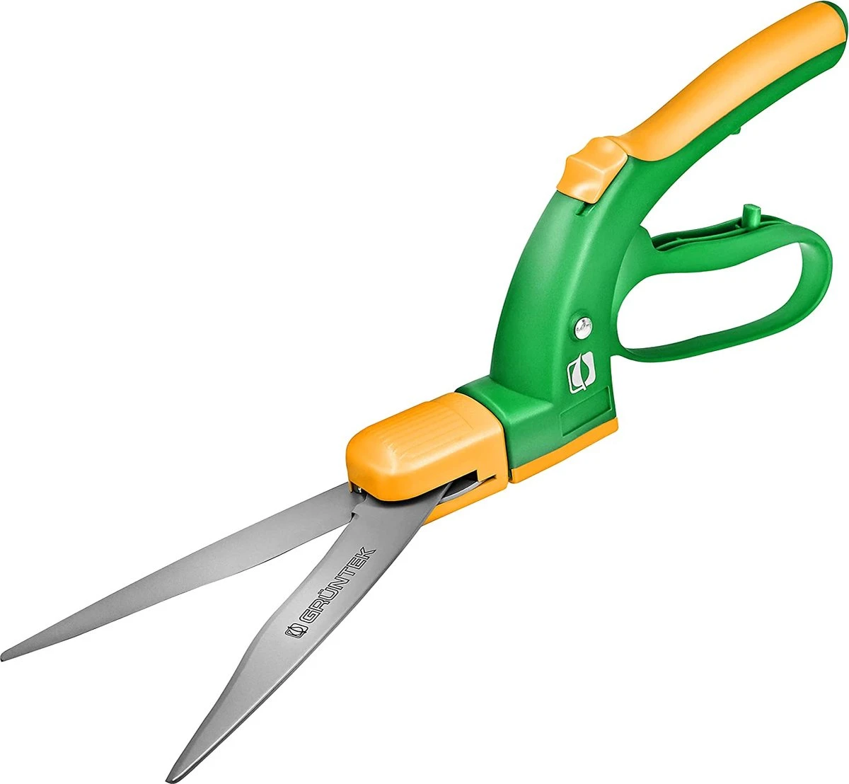 GRÜNTEK Cisailles à Gazon En Téflon Tête De Coupe Rotative à 360°, Cisailles à Gazon, Cisailles à Bordure De Pelouse SEGLER 380 Mm, Poignées Ergonomiques. Couteaux Recouvertes De Téflon 1 GRÜNTEK Cisailles à Gazon En Téflon Tête De Coupe Rotative à 360°, Cisailles à Gazon, Cisailles à Bordure De Pelouse SEGLER 380 Mm, Poignées Ergonomiques. Couteaux Recouvertes De Téflon