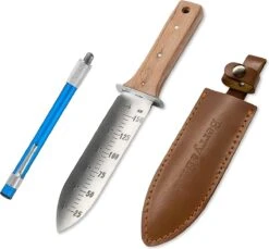 Hori- Couteau De Jardin Hori , Pelle De Sol Barebones 177,8 Mm Sécateur Dentelé Pour Enlever Les Racines Des Mauvaises Herbes Jardinage De Creusement De Jardinage (y Compris L'outil D'affûtage)